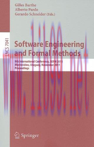 [FOX-Ebook]Software Engineering and Formal Methods