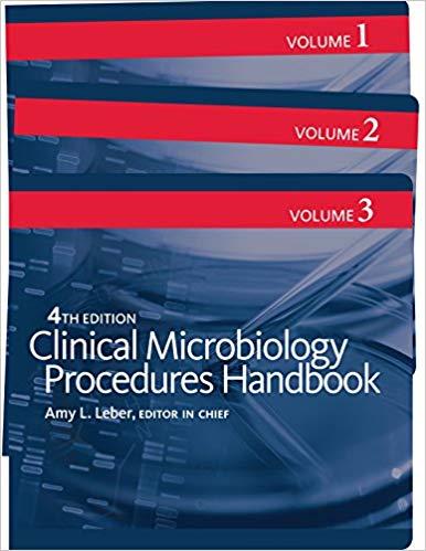 Clinical Microbiology Procedures Handbook, 4th Edition, 3 Volume Set