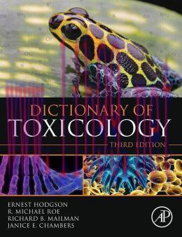[AME]Dictionary of Toxicology, 3rd Edition (ORIGINAL PDF from_ Publisher)