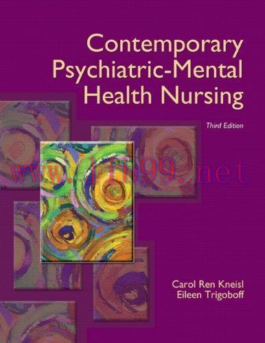 [AME]Contemporary Psychiatric-Mental Health Nursing, 3e (Original PDF)
