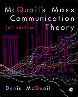 McQuail&rsquo;s Mass Communication Theory 6th Edition,