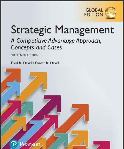 (Test Bank)Strategic Management A Competitive Advantage Approach, Concepts and Cases,16th Globa...