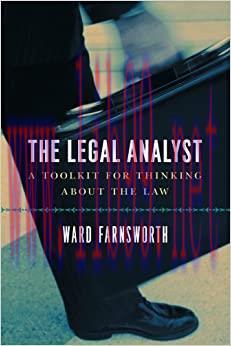(PDF)The Legal Analyst: A Toolkit for Thinking about the Law