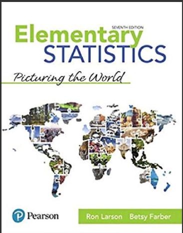 (TB)Elementary Statistics_ Picturing the World, 7th Edition Ron Larson.zip