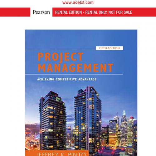 Project Management Achieving Competitive Advantage 5th