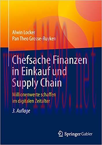 (PDF)Chefsache Finanzen in Einkauf und Supply Chain: Millionenwerte schaffen im digitalen Zeita...