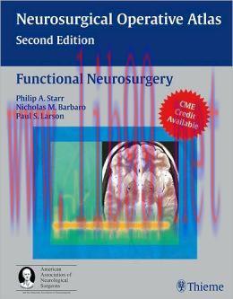 [AME]Functional Neurosurgery (Neurosurgical Operative Atlas), 2nd Edition