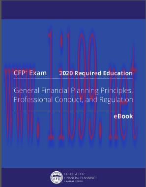 [PDF]FP511 General Financial Planning Principles, Professional Conduct, and Regulation eBook
