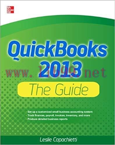 (PDF)QuickBooks 2013 The Guide (QuickBooks: The Official Guide) 1st Edition