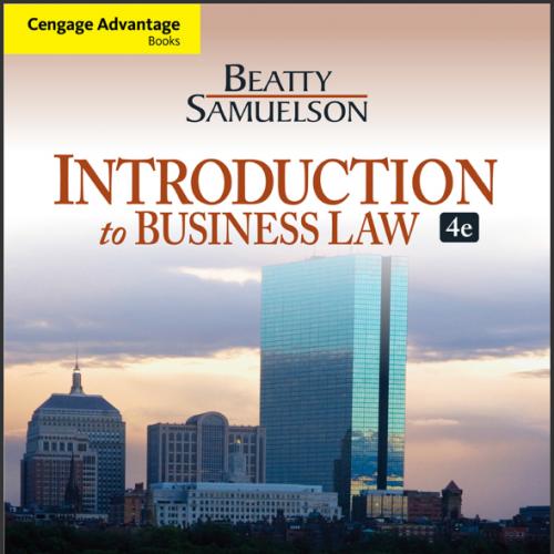 (Test Bank)Introduction to Business Law , 4th Edition Jeffrey F. Beatty.zip