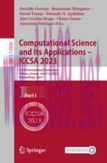 [PDF]Computational Science and Its Applications &ndash; ICCSA 2023: 23rd International Conference, At...
