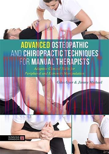 [AME]Advanced Osteopathic and Chiropractic Techniques for Manual Therapists: Adaptive Clinical ...