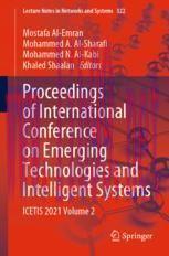[PDF]Proceedings of International Conference on Emerging Technologies and Intelligent Systems: ...