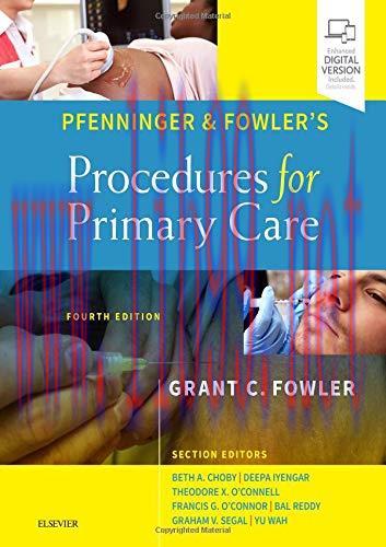 [AME]Pfenninger and Fowler’s Procedures for Primary Care, 4ed (PDF)