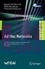 [PDF]Ad Hoc Networks: 14th EAI International Conference, AdHocNets 2023, Hanoi, Vietnam, Novemb...