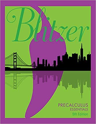 (Test Bank)Precalculus Essentials 5th Edition by Robert F. Blitzer.zip