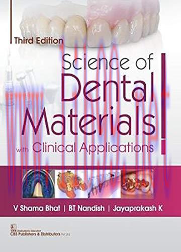 [AME]Science of Dental Materials With Clinical Applications, 3rd Edition (Original PDF)