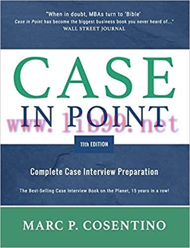 (PDF)Case in Point 11: Complete Case Interview Preparation