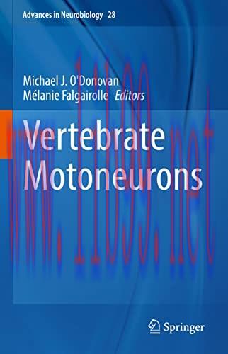 [AME]Vertebrate Motoneurons (Advances in Neurobiology, 28) (Original PDF)