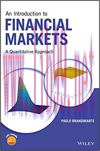 (PDF)An Introduction to Financial Markets: A Quantitative Approach 1st Edition