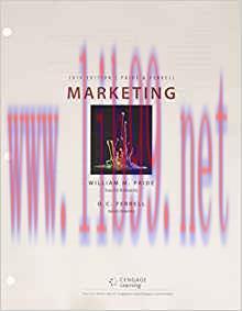 [PDF]Marketing, 2018 , 19th Edition [William M. Pride]