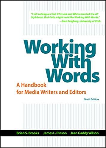Working With Words 9th Edition