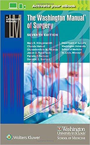 [AME]The Washington Manual of Surgery (Lippincott Manual Series), 7th Edition (EPUB)