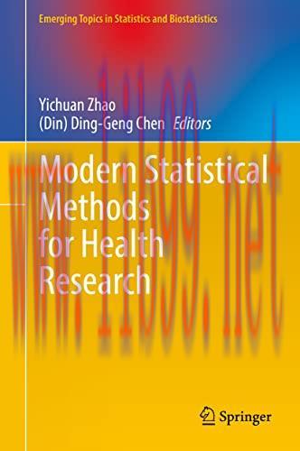[AME]Modern Statistical Methods for Health Research (Original PDF)