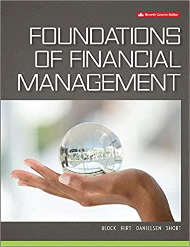 (PDF)Foundations of Financial Management 11th Canadian Edition by Block