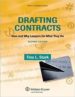 (PDF)Drafting Contracts How and Why Lawyers Do What They Do (Aspen Coursebook Series) 2nd Editi...