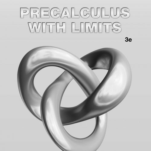 Student Study and Solutions Manual for Larson's Precalculus with Limits, 3rd - Ron Larson