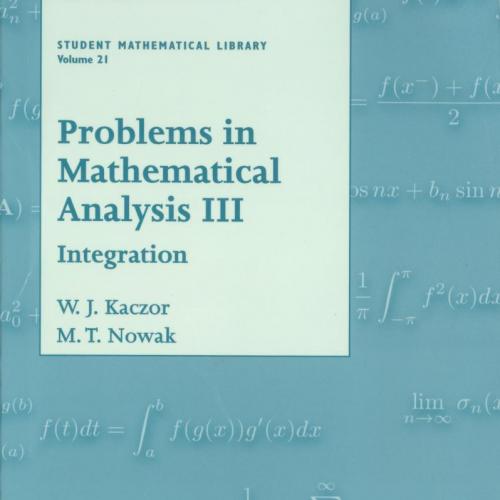 Problems in Mathematical Analysis III