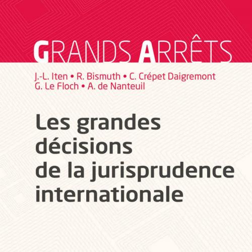Les grandes decisions de la jurisprudence internationale (Grands arrets) (French Edition)