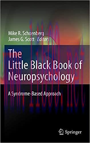 [AME]The Little Black Book of Neuropsychology: A Syndrome-Based Approach (Original PDF From_ Pu...
