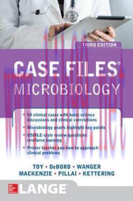 [AME]Case Files Microbiology, Third Edition (EPUB)