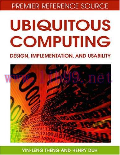 [FOX-Ebook]Ubiquitous Computing: Design, Implementation and Usability