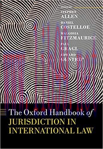 (PDF)The Oxford Handbook of Jurisdiction in International Law (Oxford Handbooks)