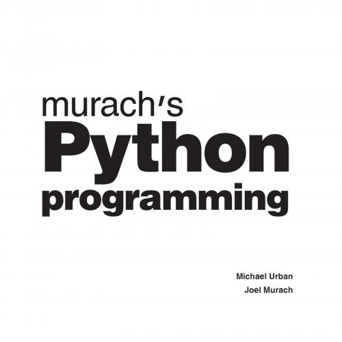 Murachs Python Programming 1890774979