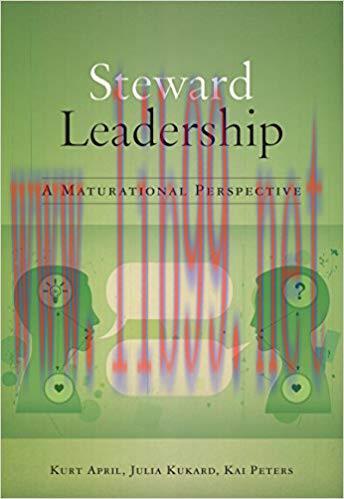 (PDF)Steward Leadership: A Maturational Perspective
