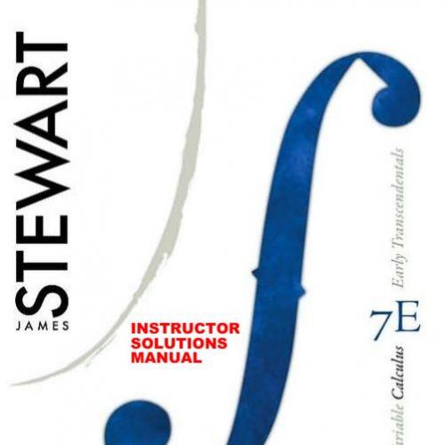 Complete Solutions Manual for Single Variable Calculus Early Transcendentals 7th Edition 084004...