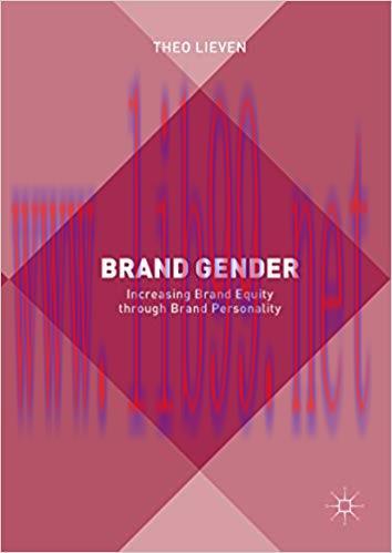 (PDF)Brand Gender: Increasing Brand Equity through Brand Personality 1st ed. 2018 Edition