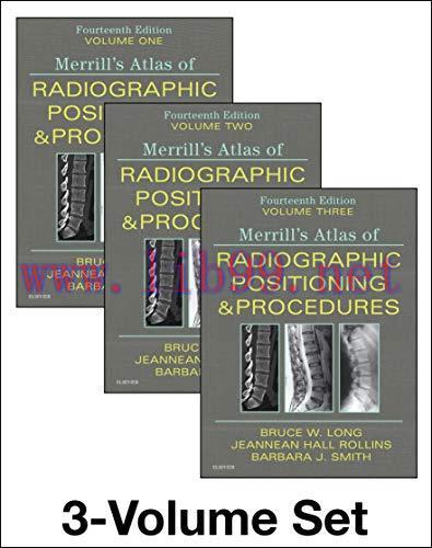 [AME]Merrill's Atlas of Radiographic Positioning and Procedures, 3-Volume Set, 14th Edition (Hi...