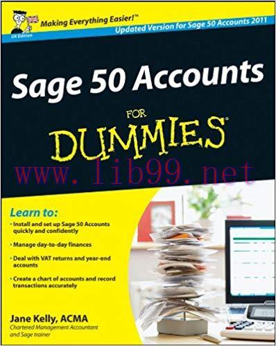 (PDF)Sage 50 Accounts For Dummies 1st Edition