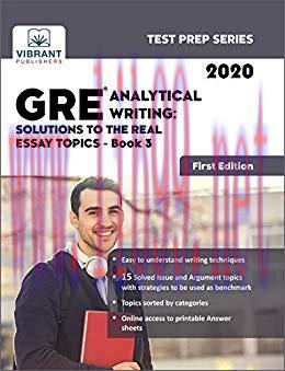 (PDF)GRE Analytical Writing: Solutions to the Real Essay Topics – Book 3 (First Edition) (Test ...