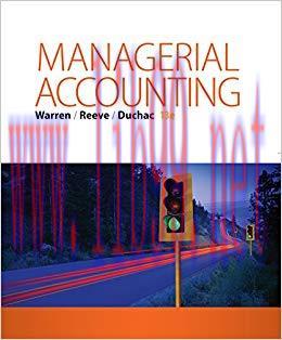 (PDF)Managerial Accounting 13th Edition