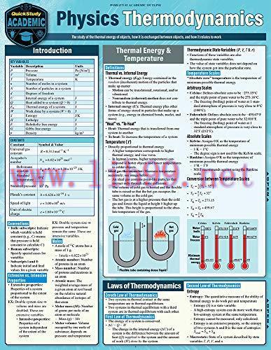 [FOX-Ebook]Physics - Thermodynamics: a QuickStudy Laminated Reference Guide