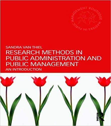 Research Methods in Public Administration and Public Management