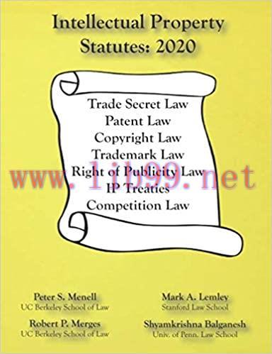 (PDF)Intellectual Property Statutes 2020