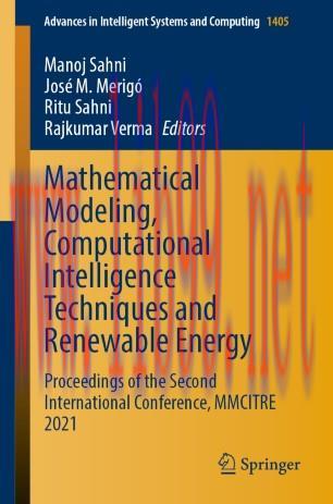 Mathematical Modeling, Computational Intelligence Techniques and Renewable Energy