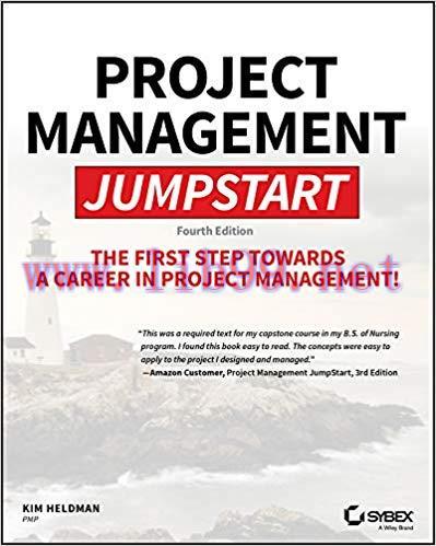 Project Management JumpStart 4th Edition,